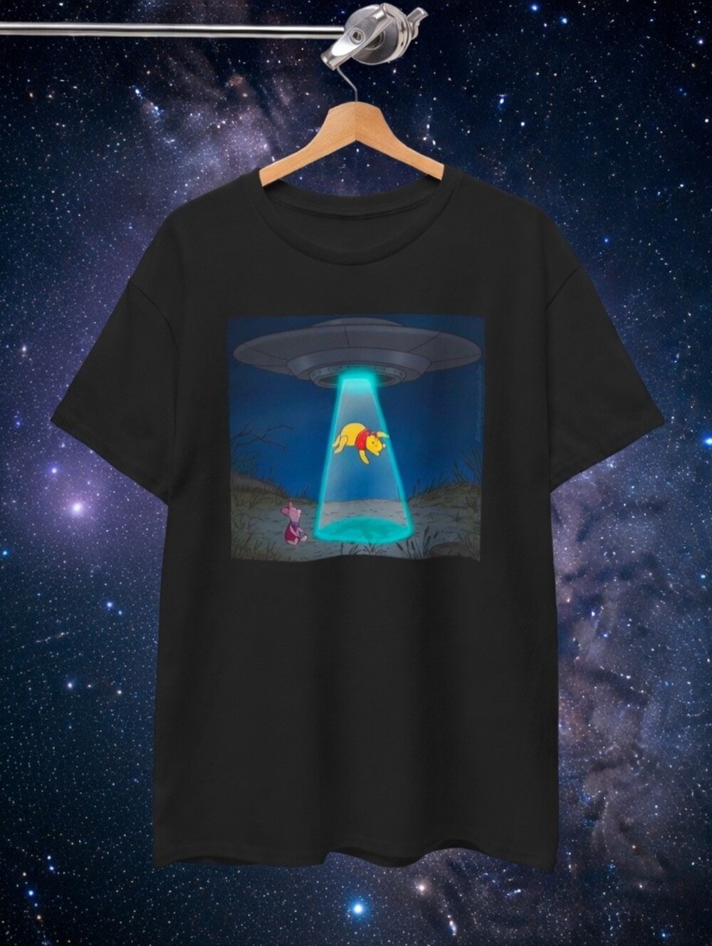 UFO X Pooh Abduction T-Shirt